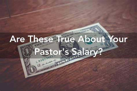 Are These True About Your Pastor's Salary? - Anthony Hilder