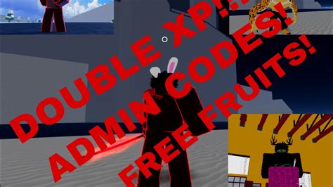 FREE FRUITS AND DOUBLE XP CODES Blox Fruits YouTube