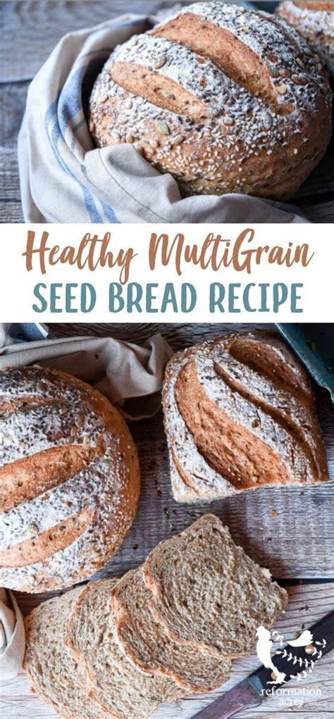 SEED BREAD RECIPE A Healthy Multigrain Seed Bread Made With Whole