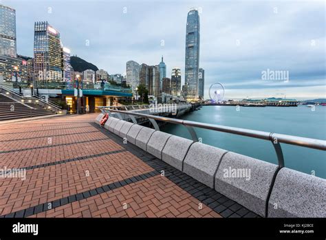 Central District Hong Kong At Sunset Hi Res Stock Photography And