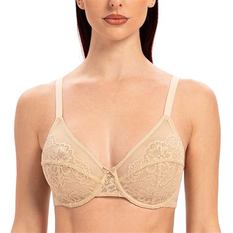 Meleneca Womens Full Coverage No Padding Plus Size Minimizer Underwire Bra