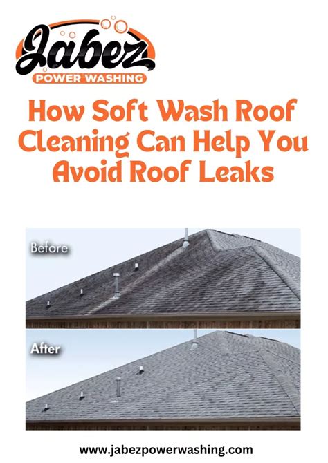 Ppt How Soft Wash Roof Cleaning Can Help You Avoid Roof Leaks