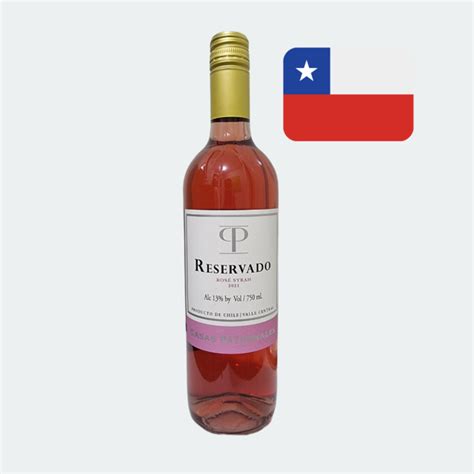 Casas Patronales Reservado Rosé Syrah Vinho Fino Rosé Seco 750ml