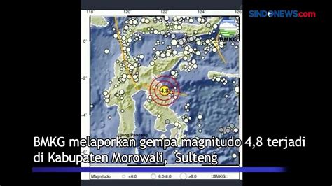 Gempa Dangkal Magnitudo 4 8 Guncang Morowali Video Dailymotion