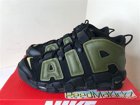 Nike Air More Uptempo 96 Black Rough Green Mens DH8011 001