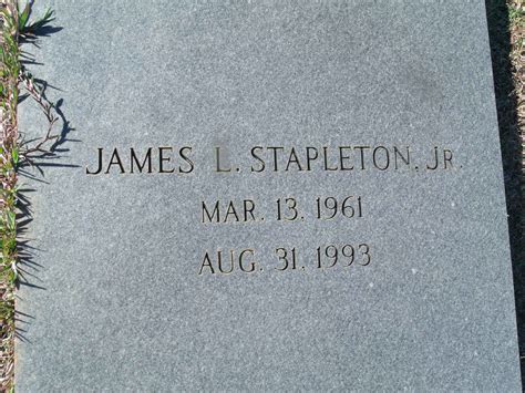 James Lawrence Stapleton Jr Find A Grave Memorial