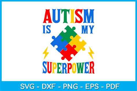 Autism Is My Superpower SVG PNG Graphic By TrendyCreative Creative