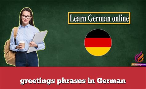 greetings phrases in German - Learn german online