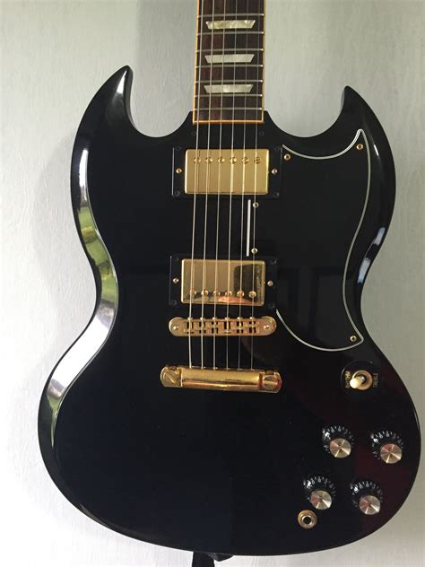 Gibson Guitar Of The Week Sg Reissue Antique Ebony Image