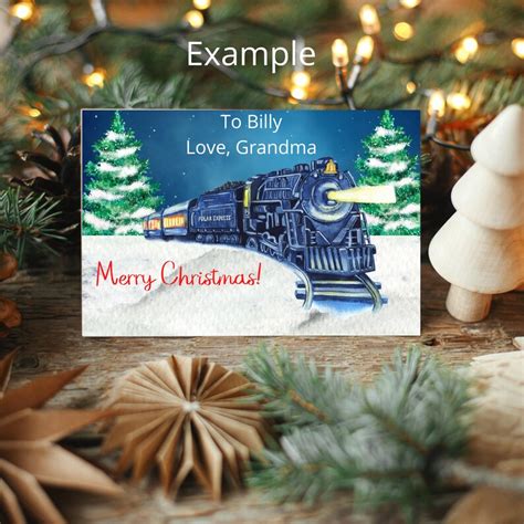 All Aboard The Polar Express Christmas Printable Instant Etsy