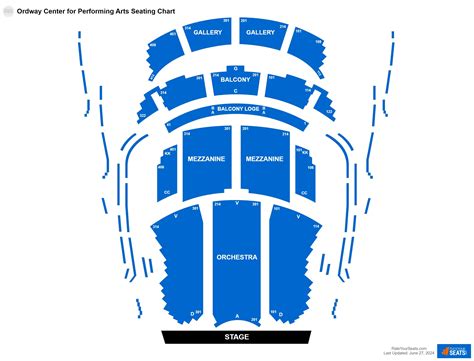 Ordway Center For Performing Arts Seating Chart