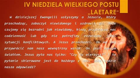 Niedziela Wielkiego Postu Marca R