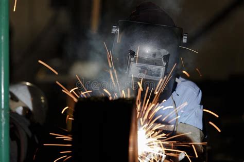 Shielded Metal Arc Welding Stock Photo Image Of Repair 63881574