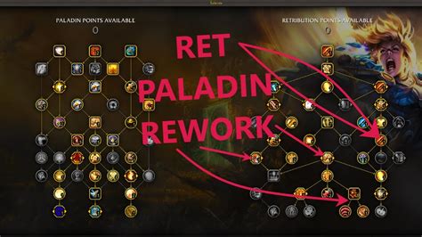 Ret Paladin Rework Talent Tree Overview Youtube