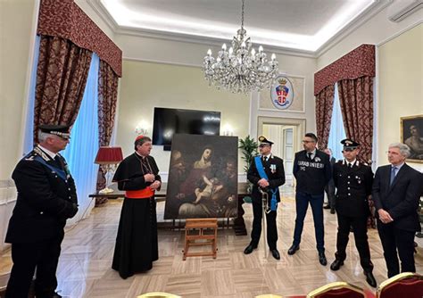 Carabinieri In Festa Restituito Un Prezioso Dipinto Rubato Nel 1988