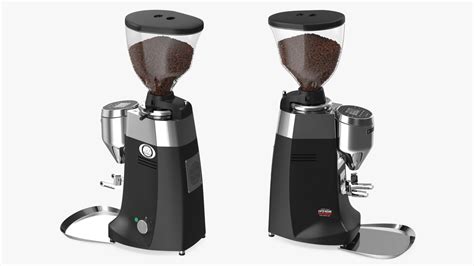 Mazzer Robur S Electronic Grinder With Coffee Beans 3D Model 59 3ds