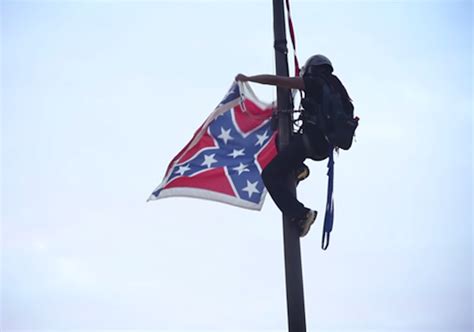 Activist Arrested After Climbing Flagpole Removing Confederate Flag From South Carolina S