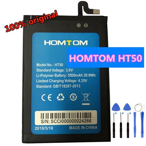 Original Homtom S Mah Ht Polegada Mah H Bt Cn Mah