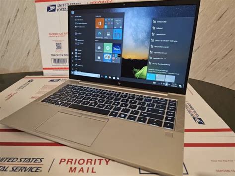 HP ELITEBOOK 845 G7 Ryzen 7 PRO 4750U 256GB 16GB Silver A Working