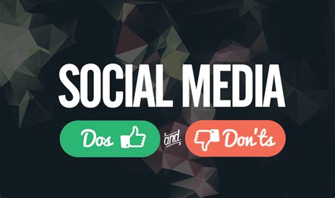 The Dos And Don Ts Of Using Socialmedia For Business Infographic