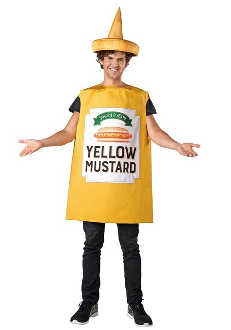 Adult Mustard Bottle Costume | Made by Us Costumes