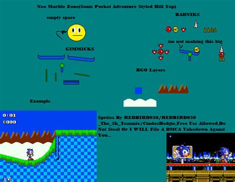 Sonic Pocket Adventure Neo Marble Zone Sprites by REDBIRD030 on DeviantArt