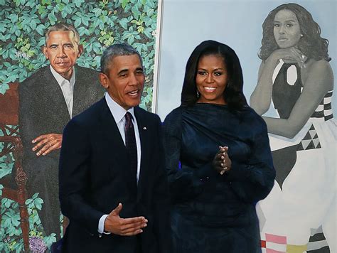 Barack and Michelle Obama's Official Portraits Light Up Twitter | toofab.com