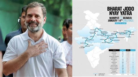 Rahul Gandhi S Bharat Nyay Yatra To Start From Manipur To Cover 883 Km