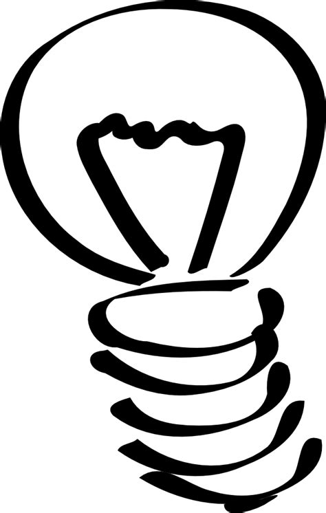 Free Light Bulb Outline Download Free Light Bulb Outline Png Images