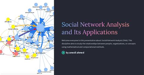 Social Network Analysis And Its Applications