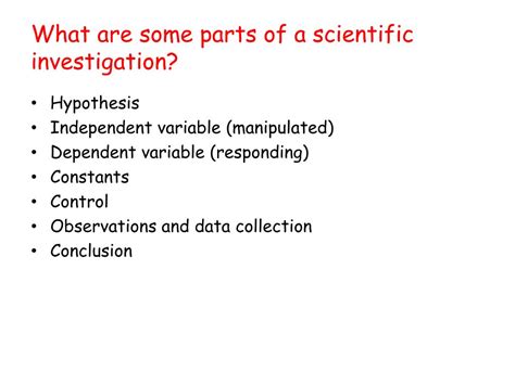 PPT - SCIENTIFIC INVESTIGATIONS PowerPoint Presentation, free download ...