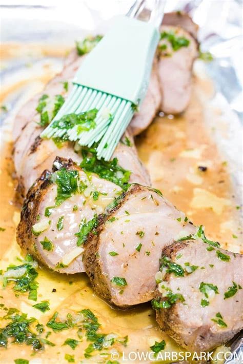 Garlic Butter Pork Tenderloin Low Carb Spark