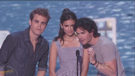 Paul Nina And Ian Presenting Teen Choice Awards 2011 The Vampire