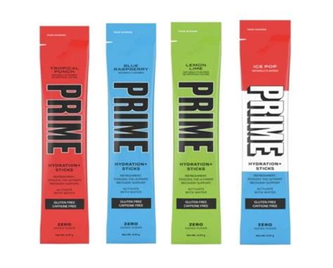 Buy Prime Hydration Drink Mix Variety Pack Ice Pop Blue Raspberry