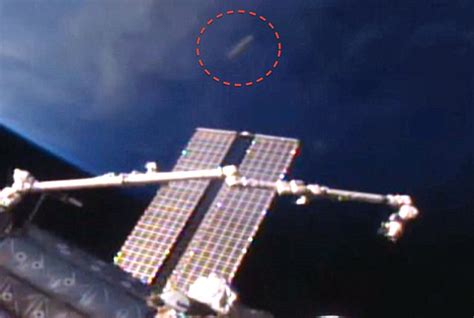 Cigar Shaped Ufo Spotted From Space Station In Video Daily Mail Online