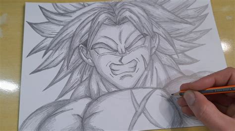 Facil De Desenhar Como Desenhar O Broly De Dragon Ball Passo A Passo Youtube