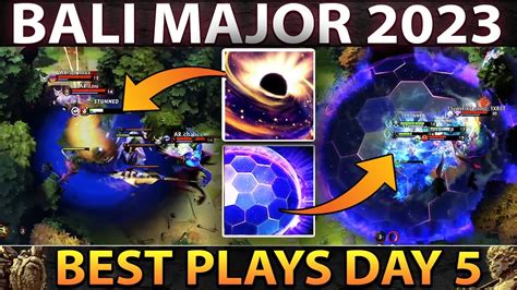 Dota Best Plays Of Bali Major Group Stage Day Final Day Youtube