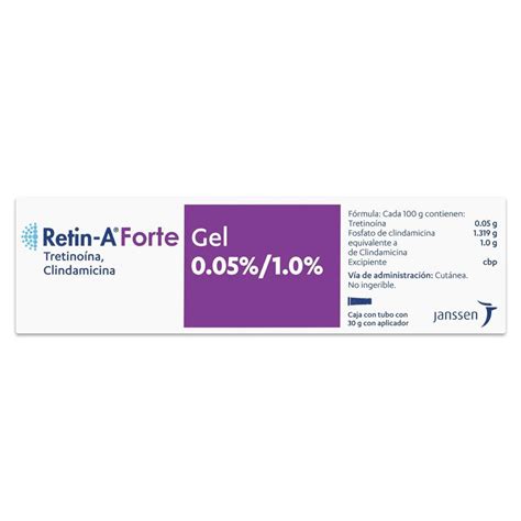 Retin A Forte 005 Gel 30gr Farmacia Dermatológica Cruz Rosa