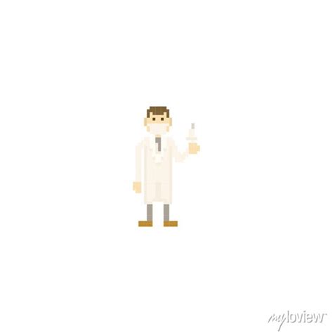 Pixel Art Doctor Posters For The Wall • Posters Jacket Coat Coat