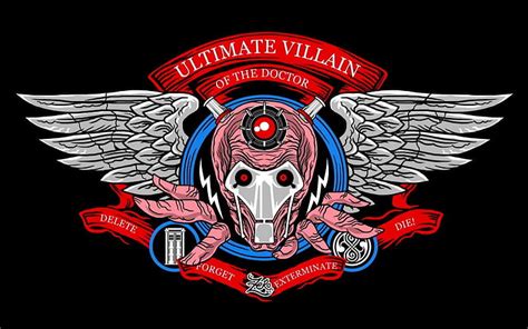 Logotipo De Ultimate Villain Of The Doctor Ciencia Ficción Doctor Who