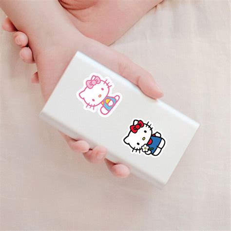 10/30/50pcs Cute Cartoon Hello Kitty Stickers Kawaii Girls Graffiti ...