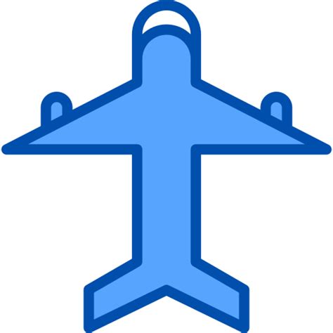 Airplane Generic Blue Icon