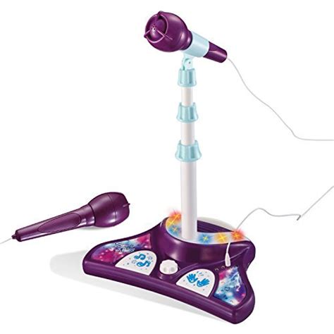 Kids Karaoke Machine With 2 Microphones And Adjustable Stand Music Sing