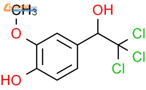 50597 26 7 Benzenemethanol 4 hydroxy 3 methoxy a trichloromethyl 化学式