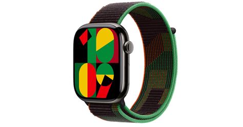 Buy Apple Watch Series 10 Gps Cellular 46mm Slate Titanium Case With Black Unity Sport Loop