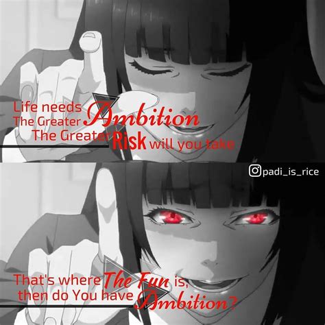 Jabami Yumeko Quotes Yumeko s family is aligned with the family