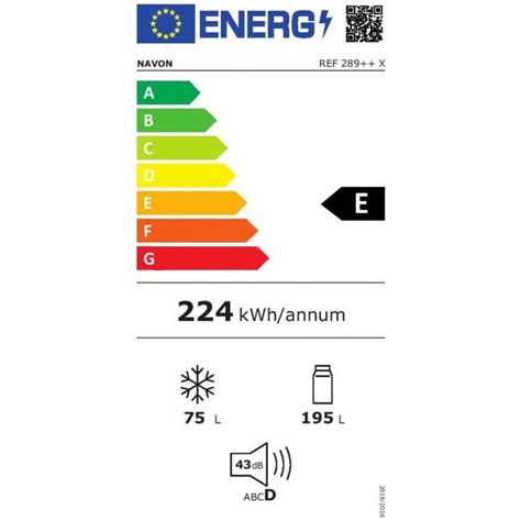 NAVON REF 289 X ALULFAGYASZTÓS TOTAL NO FROST HŰTŐSZEKRÉNY