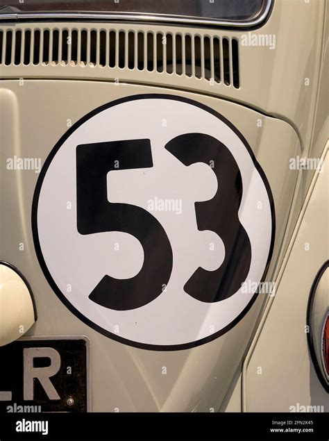 Replica Of The Famous Volkswagen Beetle Car Herbie The Love Bug