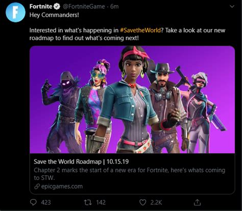 The Fortnite Twitter Account Tweeted Something Meaningful About Save
