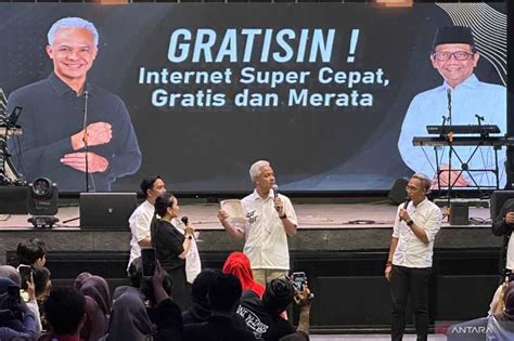 Capres Ganjar Pranowo Luncurkan Program Gratisin Di Hari Ke 35 Kampanye